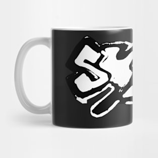 Skateart-black and white Mug